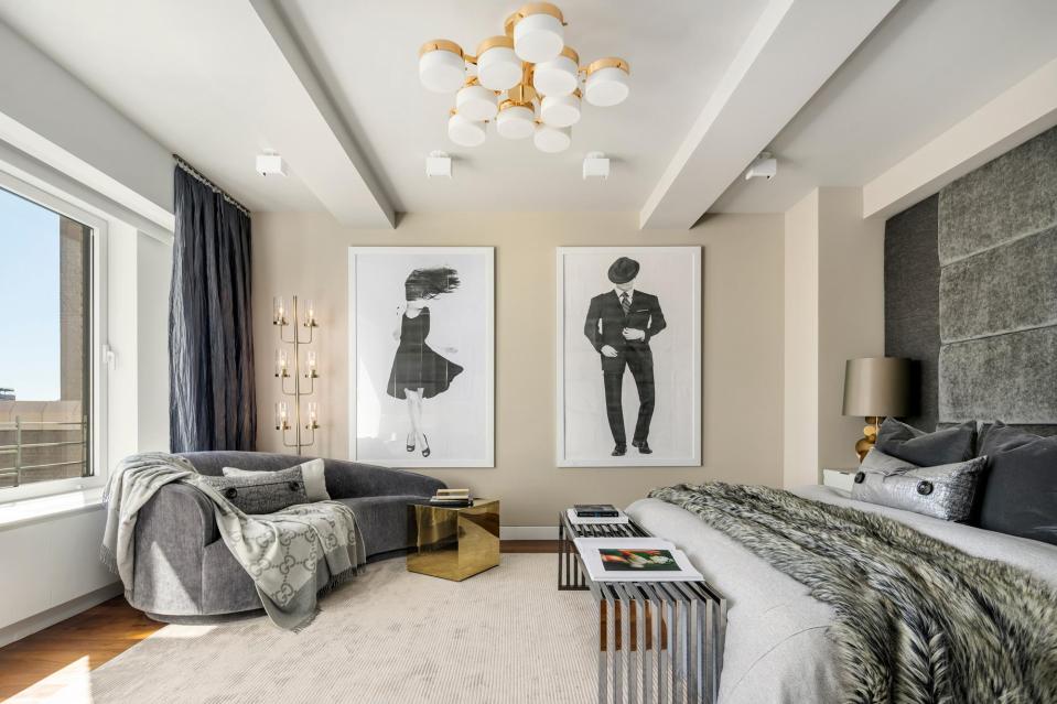 The apartment features four bedrooms 