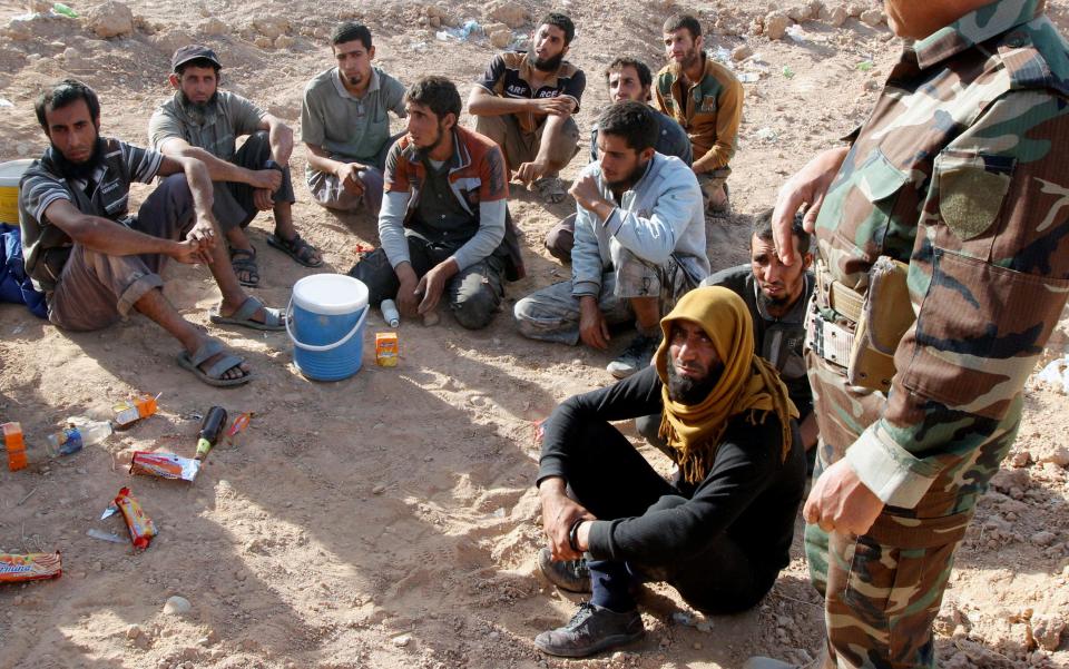  ISIS militants surrendered after their leaders abandoned them, resulting in no food and no pay