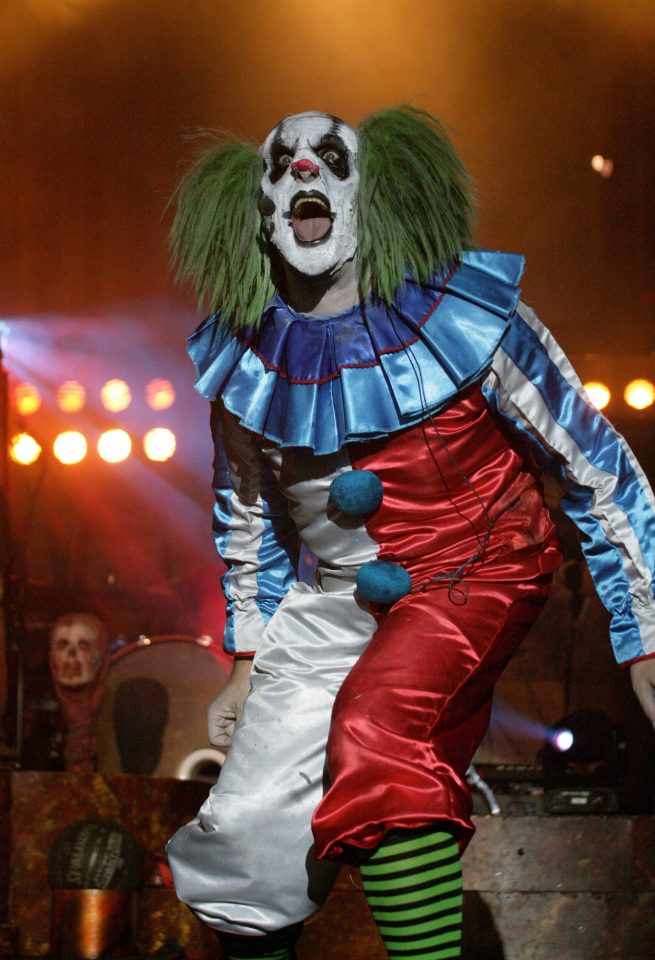 Doug, aged 40, is seen performing on stage
