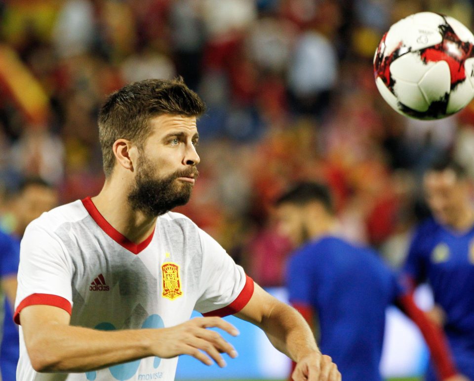 Defender Gerard Pique has split the opinion of fans - but not split with Shakira