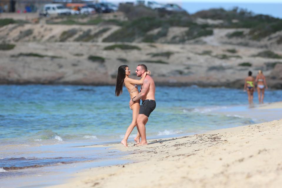  The couple appear to have a lot of fun in each other's company