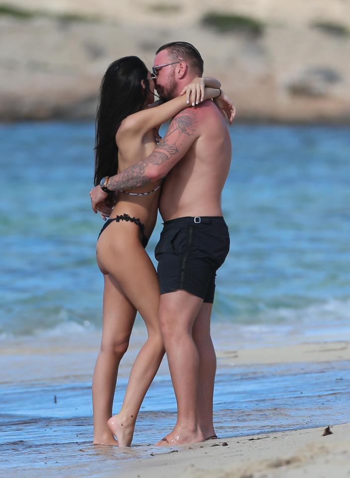  The couple have been enjoing a break in Ibiza