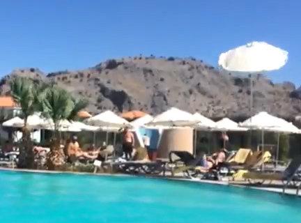  Footage was filmed in Lindos, on the Greek island of Rhodes