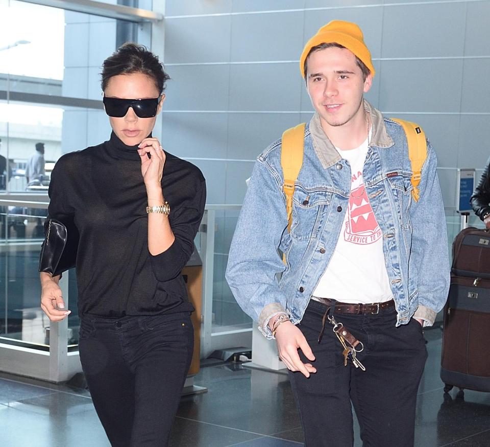  Victoria's eldest son Brooklyn, 18, is not impressed by his mum's bizarre new habit