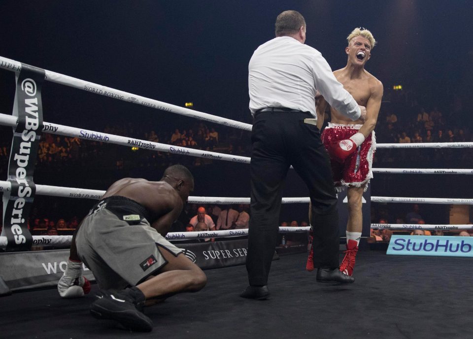 Nathanael Wilson was knocked out inside one round