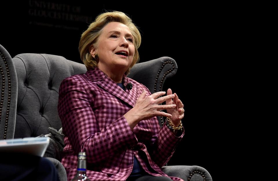 Clinton said she wanted to be 'purposeful' 