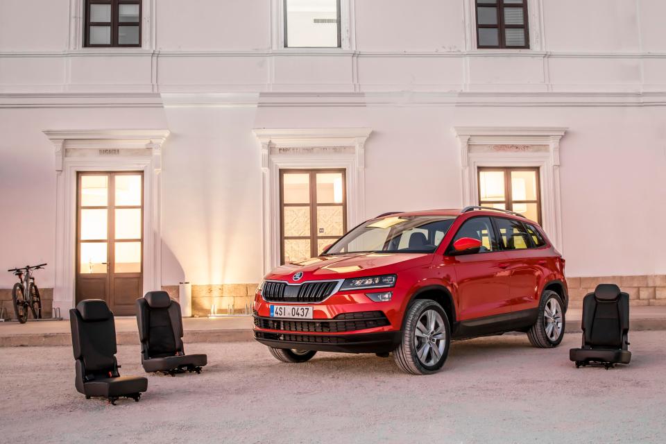  Removable seats turn the Karoq from family car to van