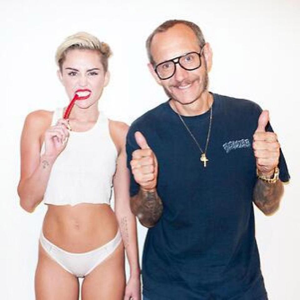  Terry Richardson directed Miley Cyrus' video for Wrecking Ball, which faced criticism for its overtly sexual themes