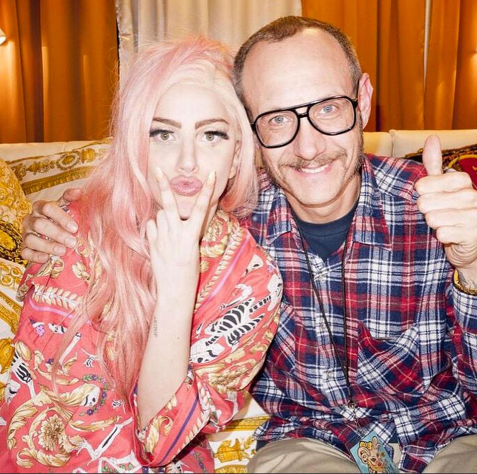  Terry Richardson travelled with Lady Gaga during her Monster Ball and candidly snapped the star for her book