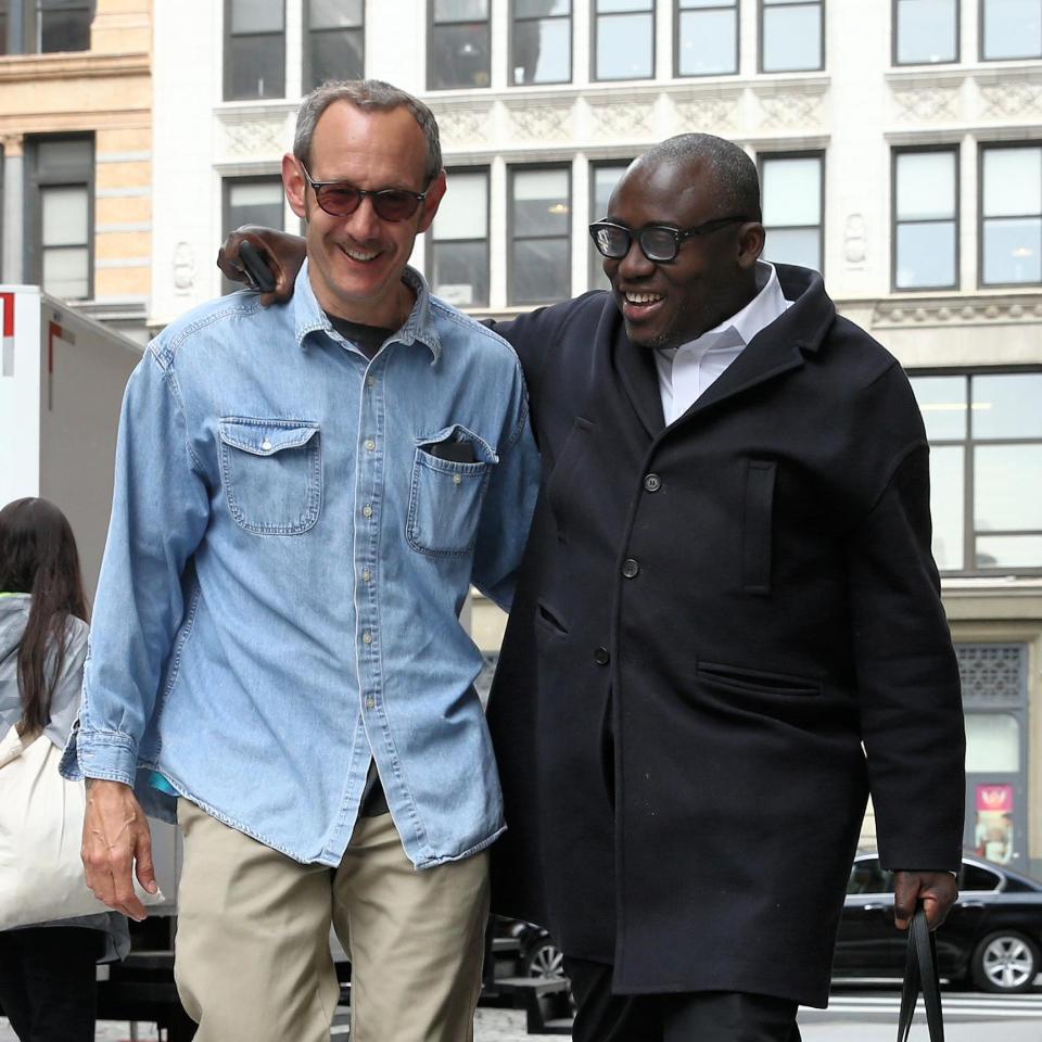  Terry Richardson, who has been snapped with British Vogue editor Edward Enninful, has been dropped by publisher Conde Nast