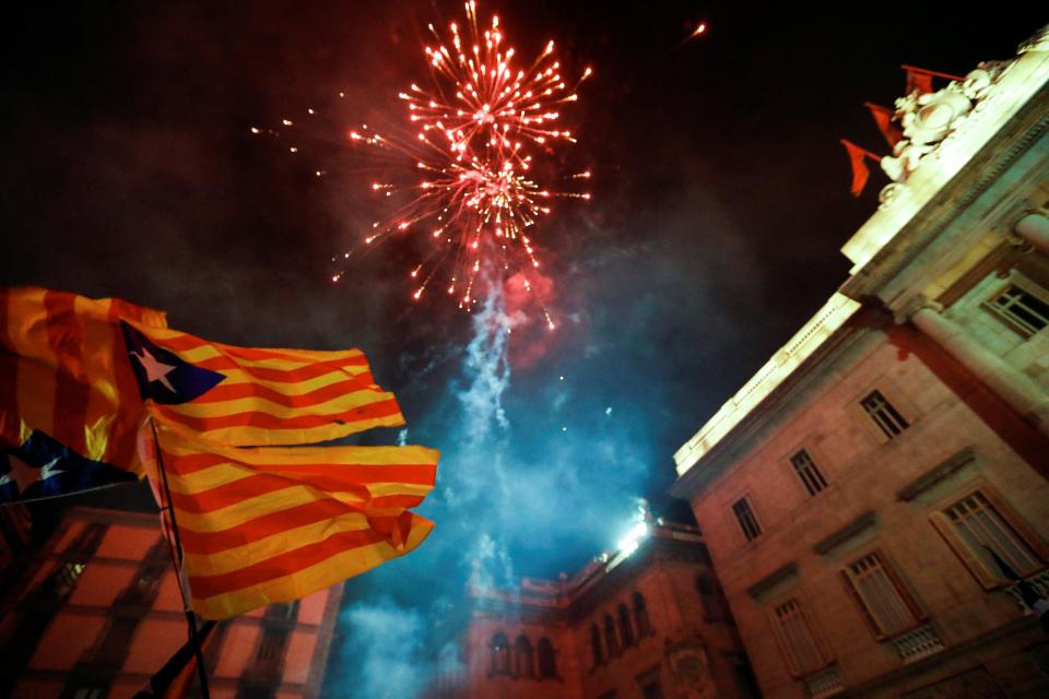  It is feared the vote could lead to the collapse of Spain