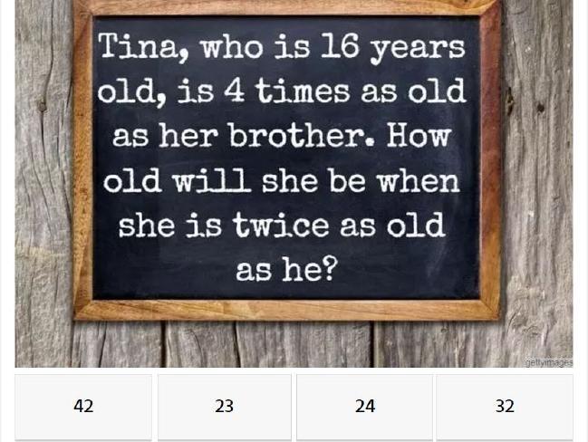  The third question challenges you to wrap your head around some numbers