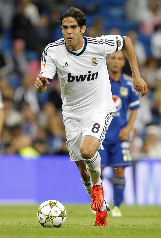 Kaka became world's most-expensive player when he joined Real Madrid