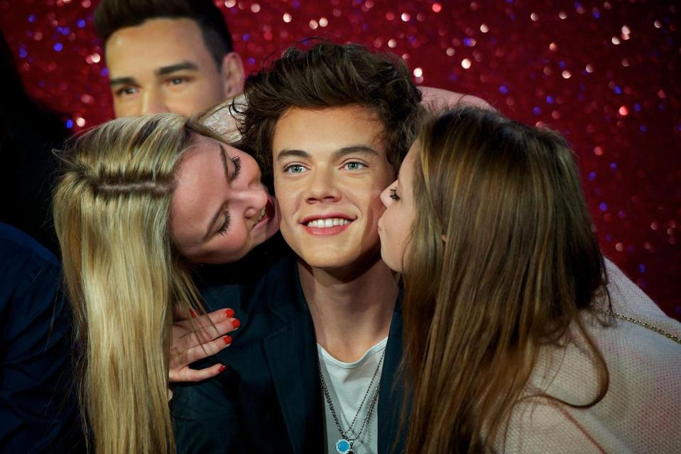  Waxwork of boy band member One Direction Harry Styles