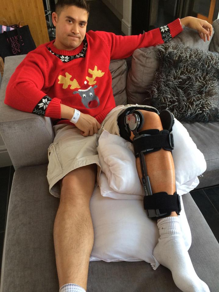  Rav was injured competing in the show Splash!