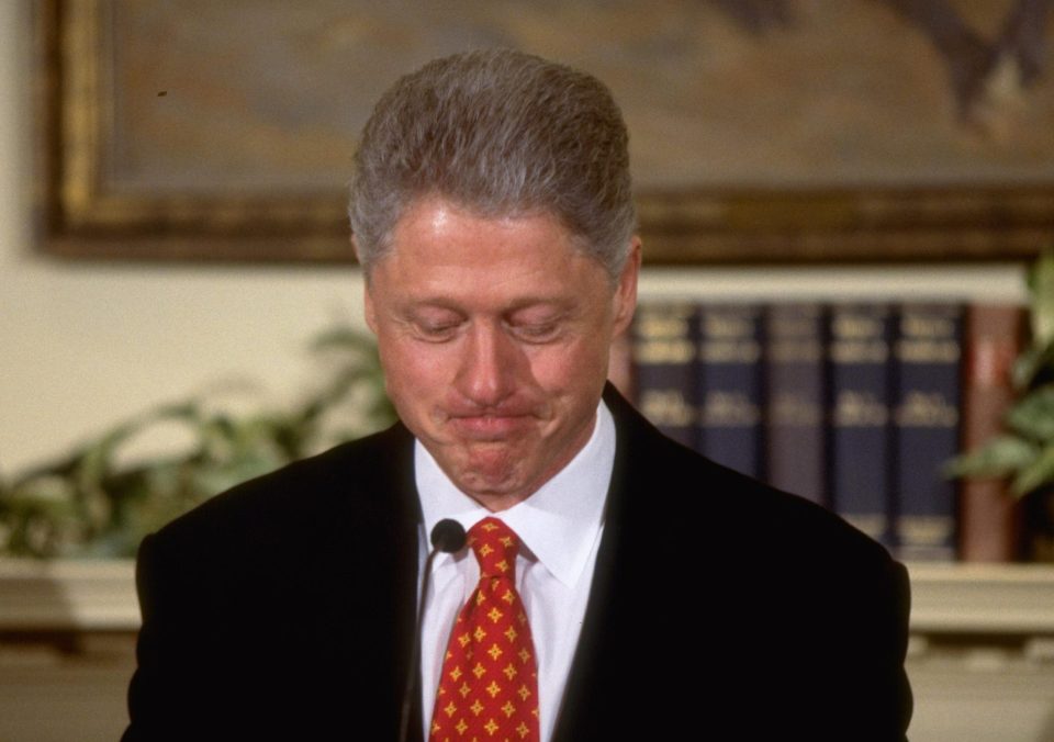 Clinton admitted he had an affair on television