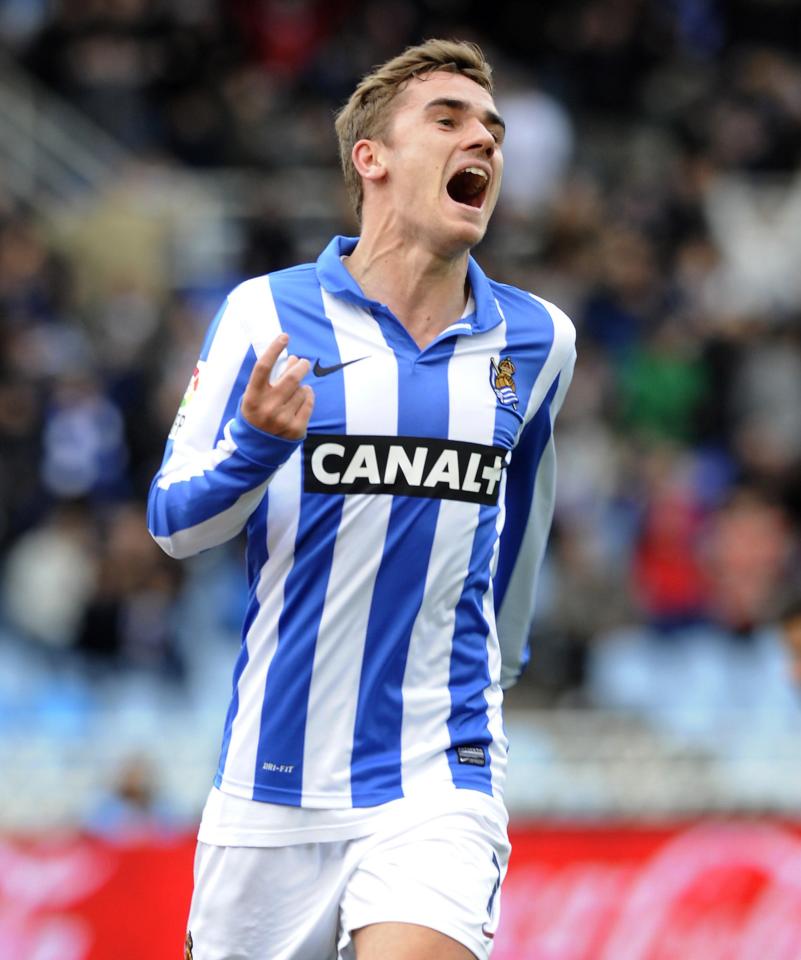  Arsenal wanted Antoine Griezmann whilst he was at Real Sociedad