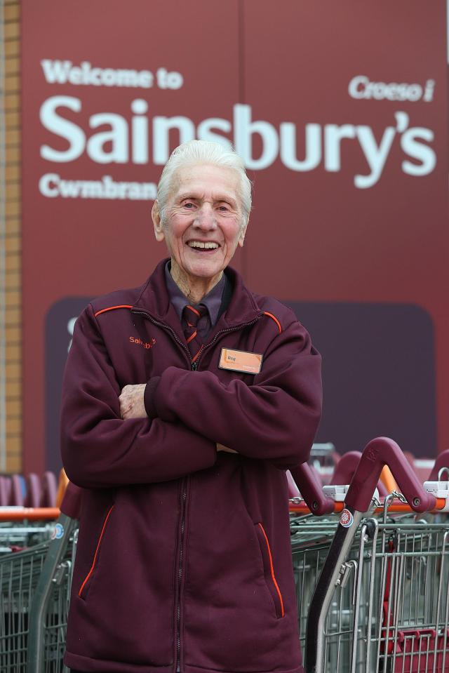  Reg Buttress, thought to be Britain’s oldest supermarket worker, has died aged 94