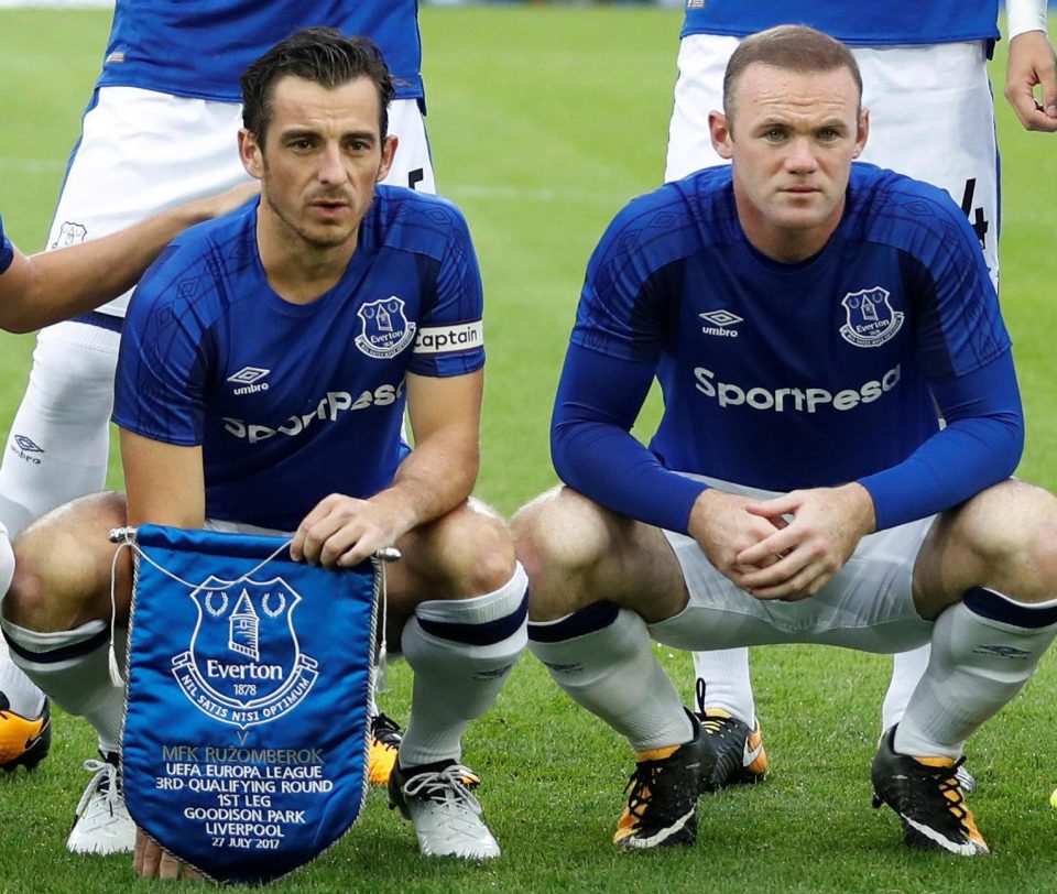  Wayne Rooney and Leighton Baines will be rested on Thursday night