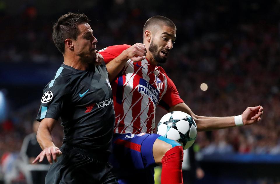 Chelsea attempted to sign Yannick Carrasco from Atletico Madrid last summer