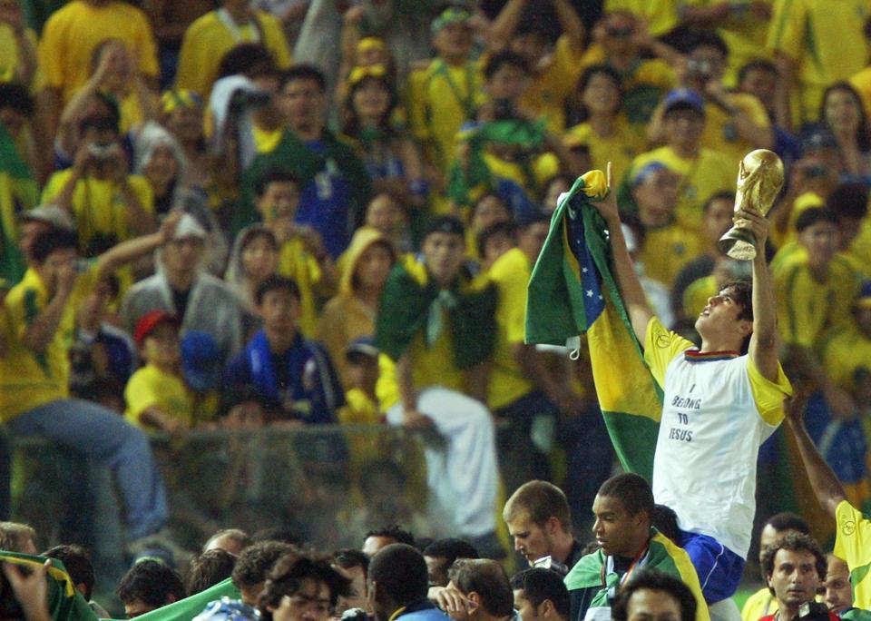 Kaka was also part of Brazil's 2002 World Cup-winning squad