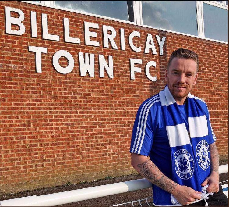  Jamie O'Hara signed with Billericay Town last year