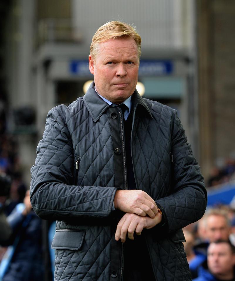 Everton sacked Ronald Koeman last month after a dismal start to the season