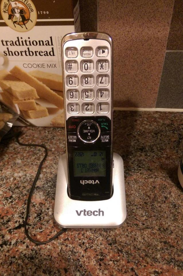  Cordless phones were a great invention if you can work out how to charge them