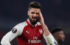 Olivier Giroud is out of the North London derby