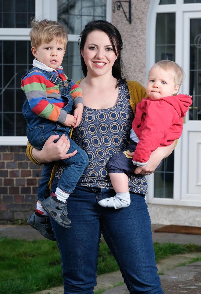  Hollie Gregerson, with sons James and Ted, says Stamp Duty is stopping her from moving