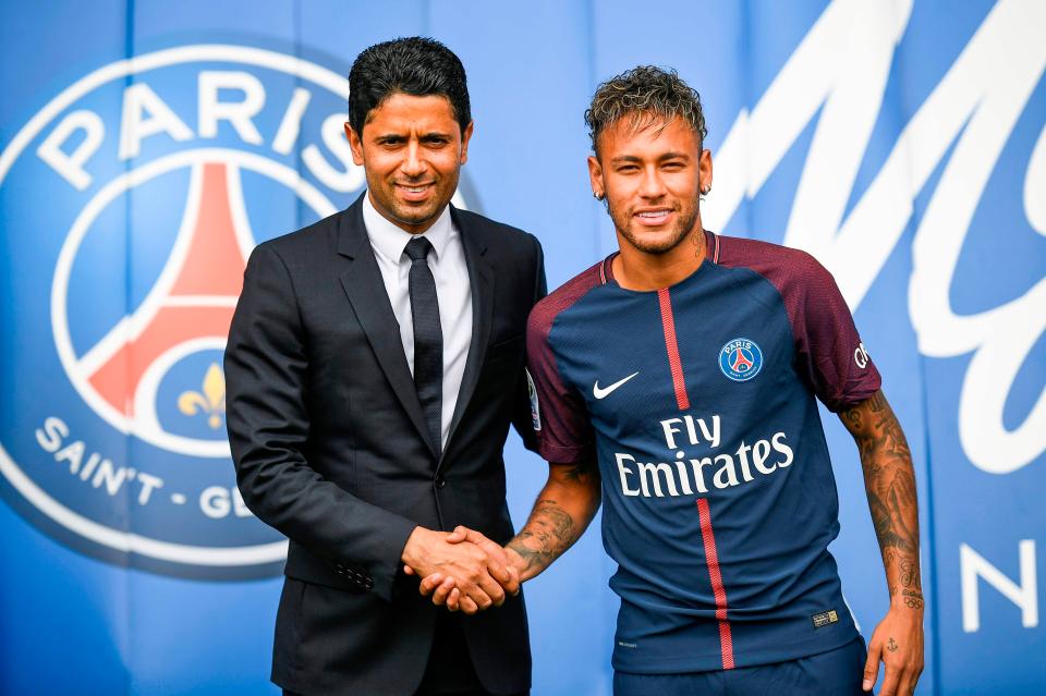 Neymar made a world record £198m move from Barcelona to Paris Saint-Germain this summer