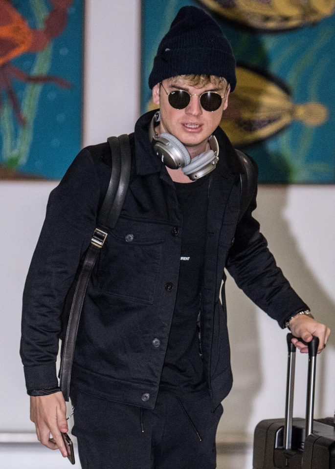 Jack arriving in Oz ahead of the reality TV show 
