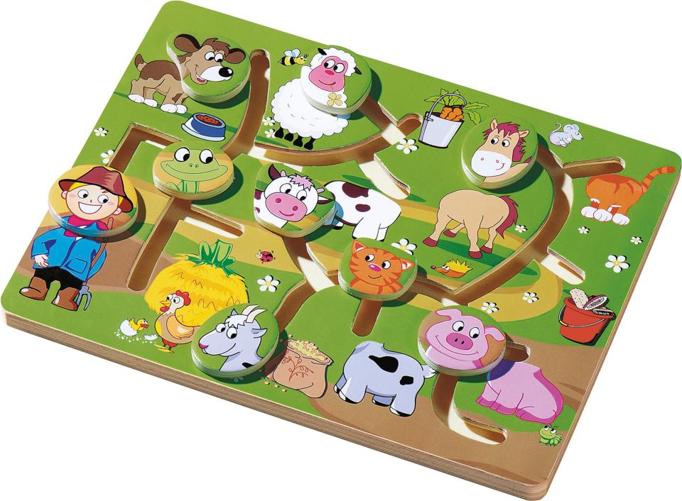  To keep the kids entertained, why not get them involved in this fun wooden puzzle - at £3.99 it is the cheapest toy of the collection