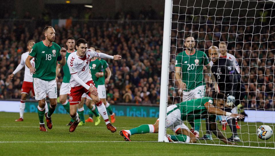 But a Cyrus Christie own-goal, in a cruel piece of luck, brought the Danes level
