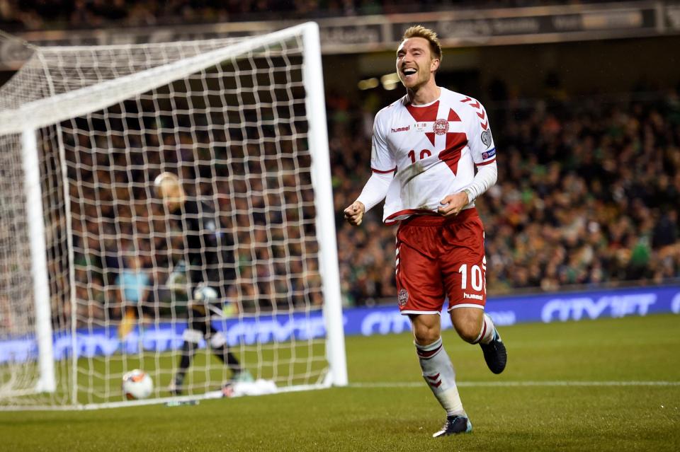 Christian Eriksen cracked a majestic hat-trick to destroy Ireland tonight in the World Cup Qualifier