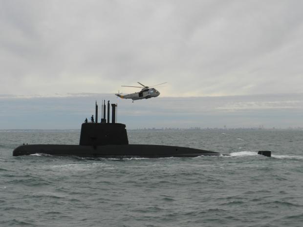 The ARA San Juan submarine is pictured in a file photo before it went missing