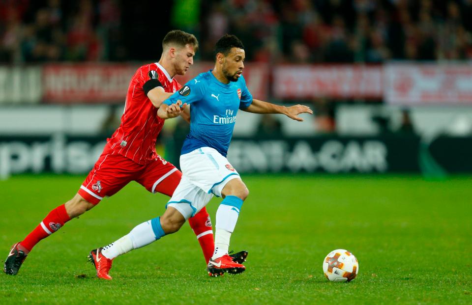  The French midfielder hasn't scored a goal for the Gunners in 156 attempts