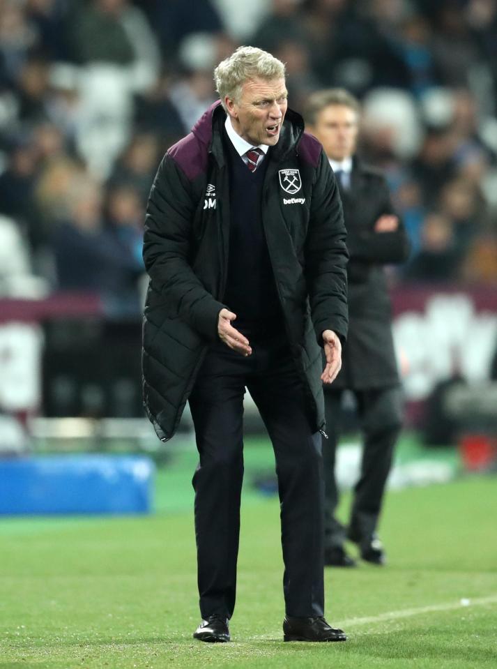 David Moyes' West Ham battled to a 1-1 draw against Leicester on his home debut