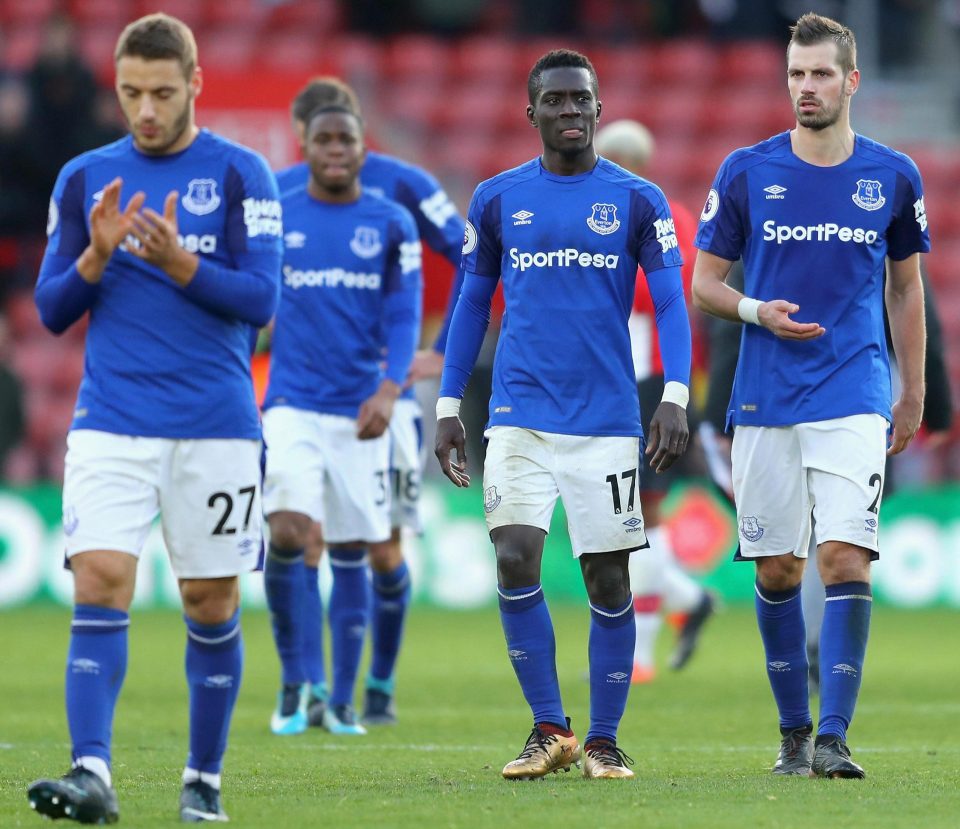  Everton must pick themselves up form a poor display at Southampton