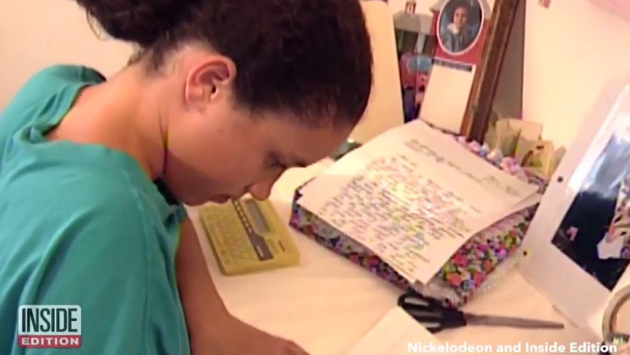 The young woman had written letters - and got a result