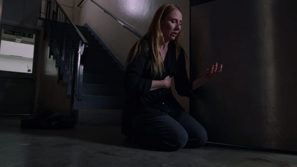  Jac was shot at the end of tonight's Holby City
