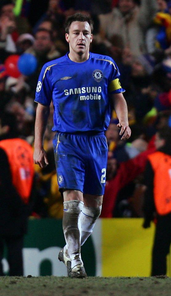  John Terry reacts after the Blues concede at Stamford Bridge