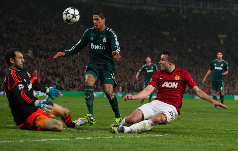 Diego Lopez in action for Real Madrid against Manchester United in 2013