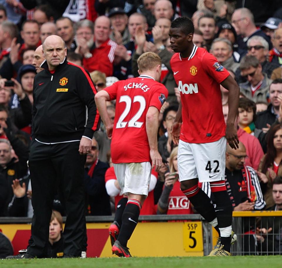 Paul Scholes watched Paul Pogba rise through Man Utd academy