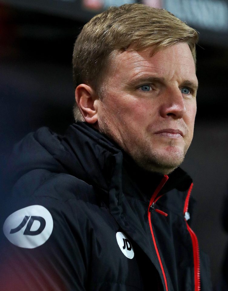  Eddie Howe's men drew 1-1 with Southampton last time out