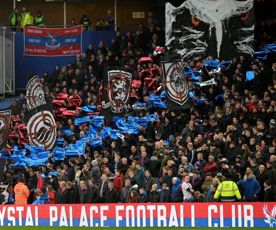  Hodgson says the Palace fans will expect the team to give its all