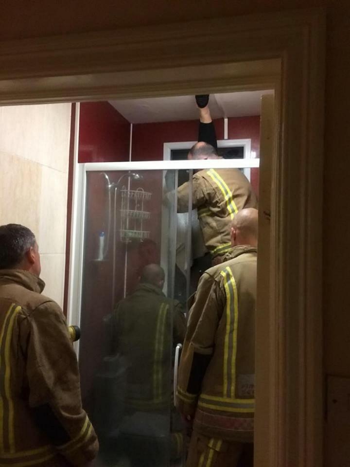  The fire brigade were more understanding than you might expect when called out to help in this incident
