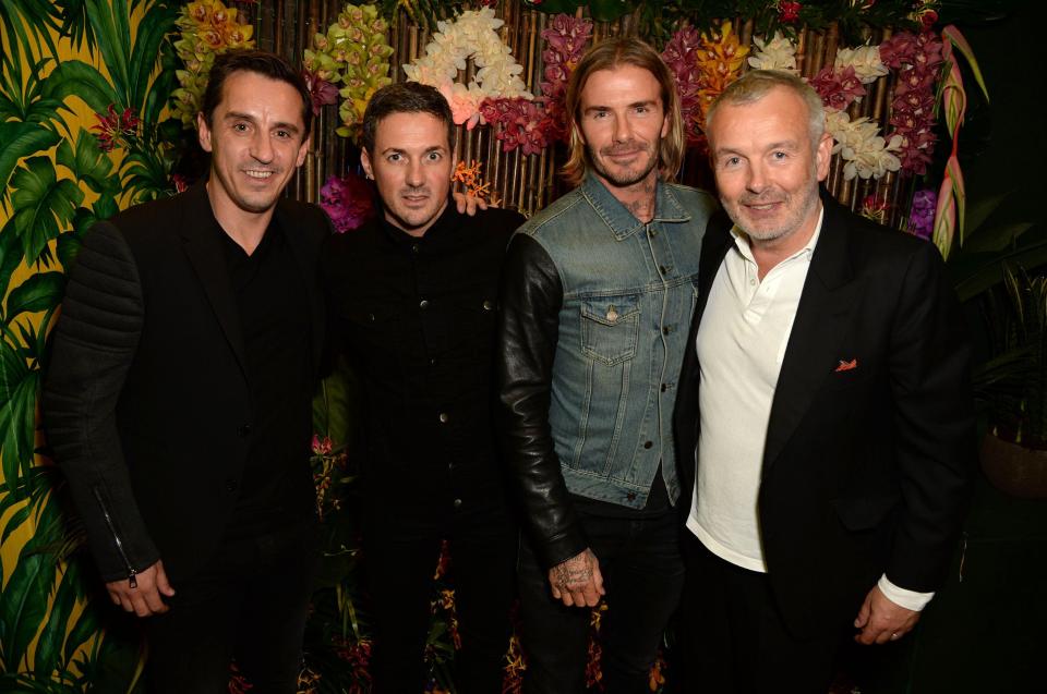 Gary Neville, David Beckham
