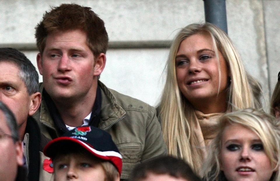  Chelsy with her ex Prince Harry