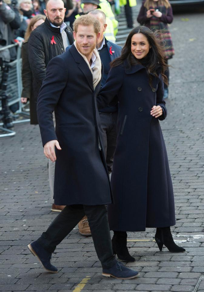 Prince Harry with fiancee Meghan